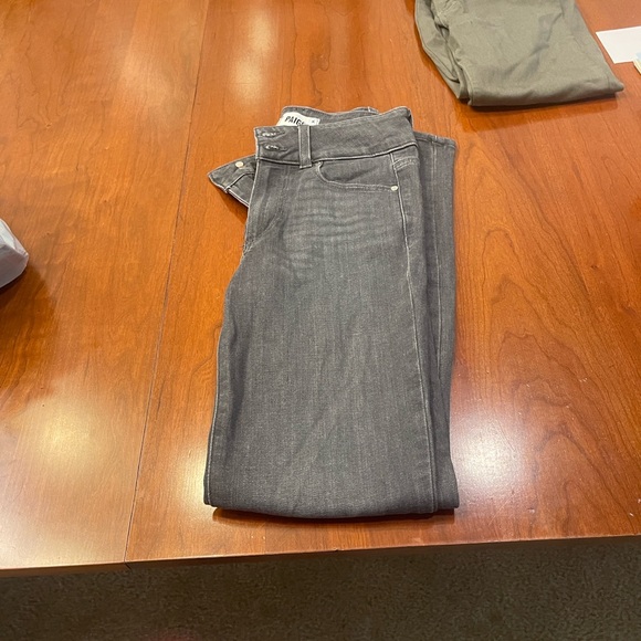 PAIGE Charcoal Denim Jeans - Picture 1 of 4